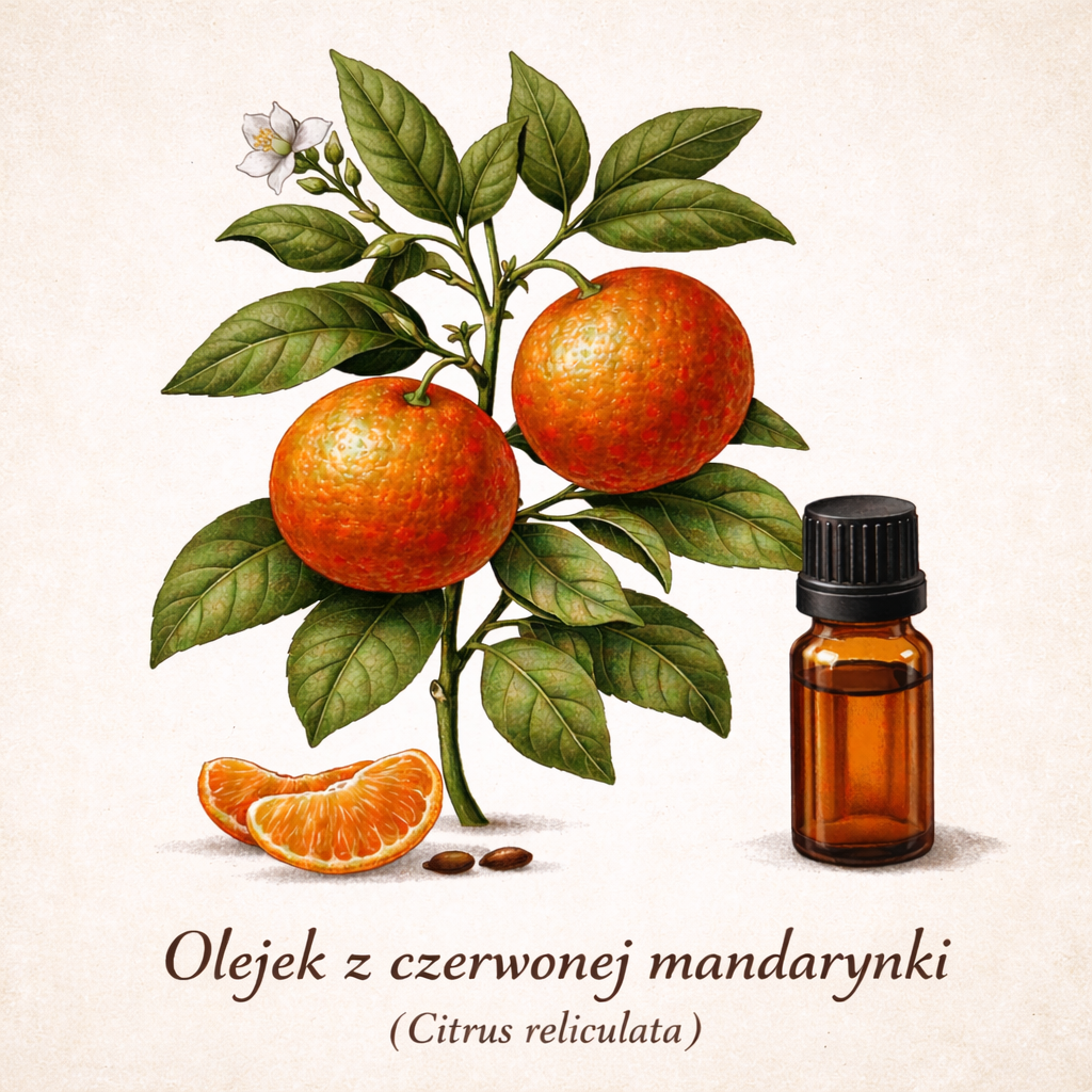 Olejek Czerwona mandarynka - uprawa organiczna 5ml