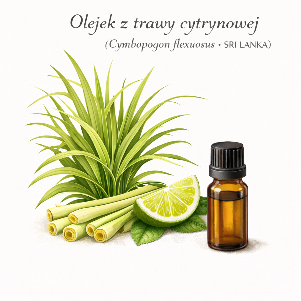Olejek Trawa cytrynowa - uprawa organiczna