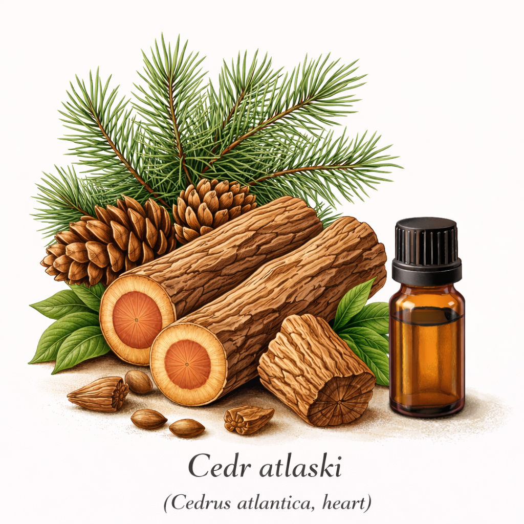 Olejek Cedr Atlaski (heart)- uprawa organiczna