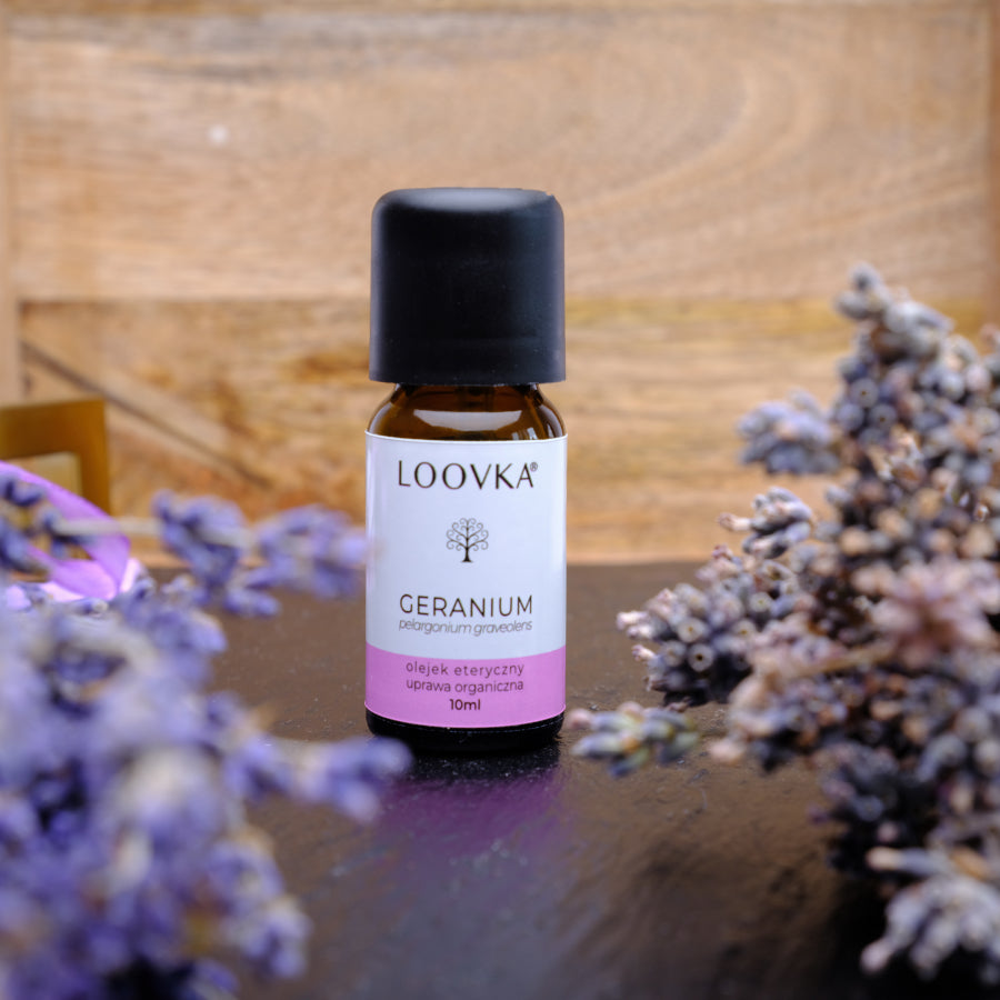 Olejek Geranium - uprawa organiczna 10ml