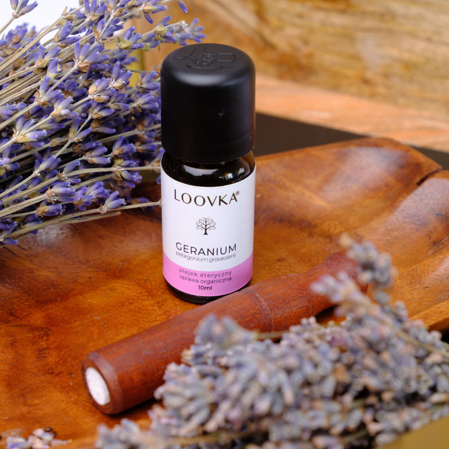 Olejek Geranium - uprawa organiczna 10ml