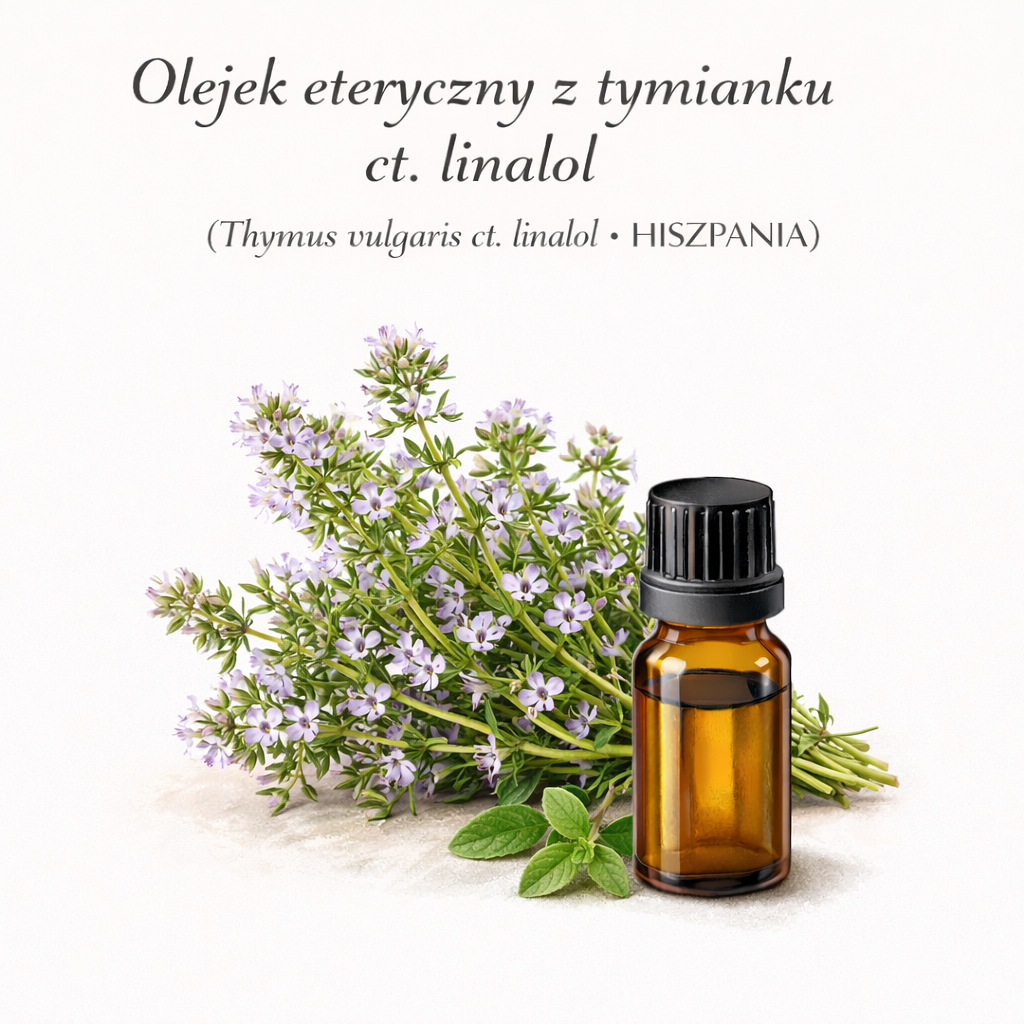 Olejek Tymianek ct. linalol - uprawa organiczna