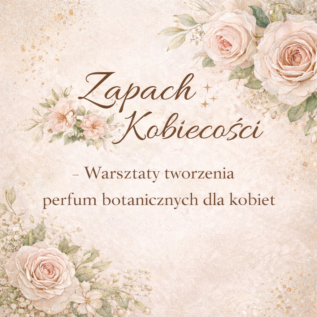 “Zapach Kobiecości” Warsztaty tworzenia perfum botanicznych dla kobiet 13 marca 2026