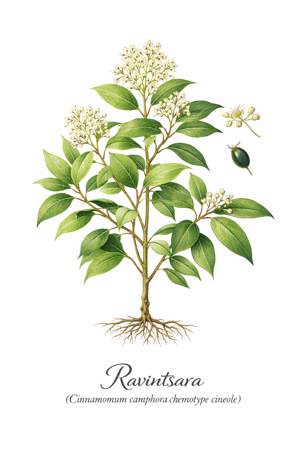 Olejek Ravintsara ct. cineole- uprawa organiczna