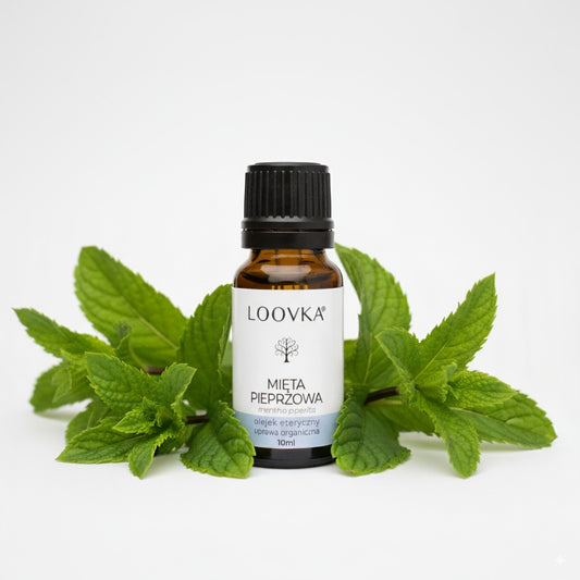 Olejek Mięta pieprzowa - uprawa organiczna 10ml