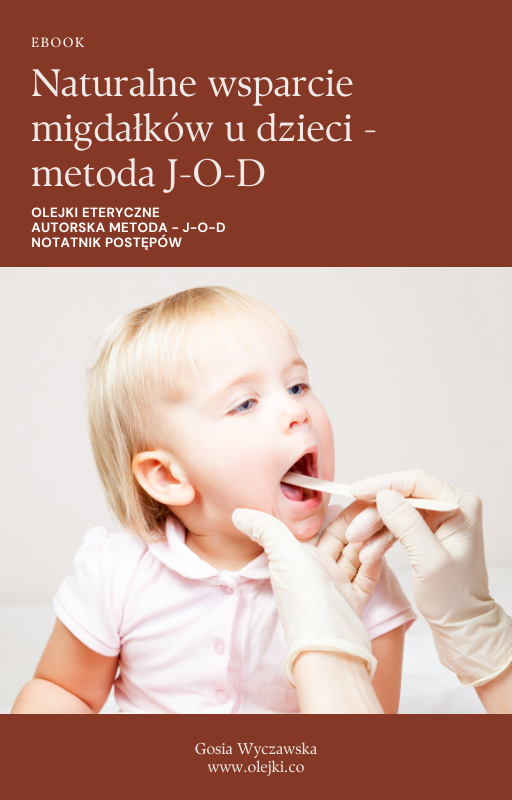 Naturalne wsparcie migdałków u dzieci - metoda JOD - EBOOK